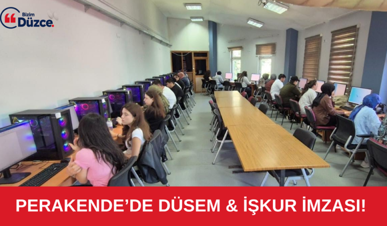 PERAKENDEDE DÜSEM & İŞKUR İMZASI!