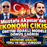 Mustafa Akpınar’dan Ekonomi Çıkışı: Üretim Odaklı Modele Dönüş Çağrısı Mustafa Akpınar’dan Ekonomi Çıkışı: Üretim Odaklı Modele Dönüş Çağrısı