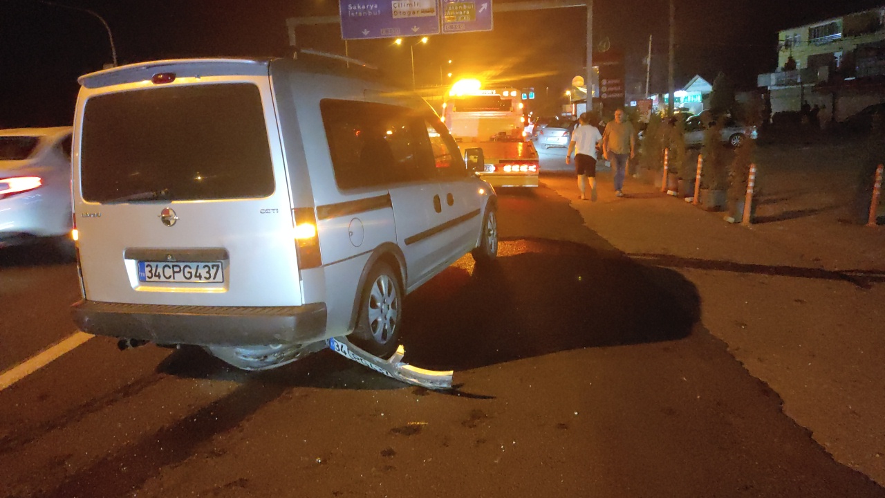 Düzce’de motosiklet kazası: sürücü hastaneye kaldırıldı