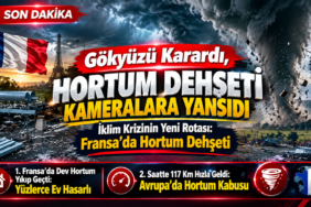 Gökyüzü Karardı, Hortum Dehşeti Kameralara Yansıdı Gökyüzü Karardı, Hortum Dehşeti Kameralara Yansıdı