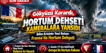 Gökyüzü Karardı, Hortum Dehşeti Kameralara Yansıdı Gökyüzü Karardı, Hortum Dehşeti Kameralara Yansıdı