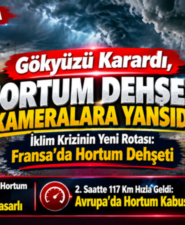 Gökyüzü Karardı, Hortum Dehşeti Kameralara Yansıdı Gökyüzü Karardı, Hortum Dehşeti Kameralara Yansıdı