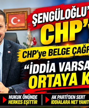 Şengüloğlu’ndan CHP’ye İmar Tepkisi
