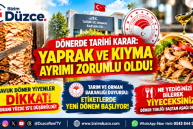 Dönerde Tarihi Karar: Yaprak ve Kıyma Ayrımı Zorunlu Oldu! Dönerde Tarihi Karar: Yaprak ve Kıyma Ayrımı Zorunlu Oldu!
