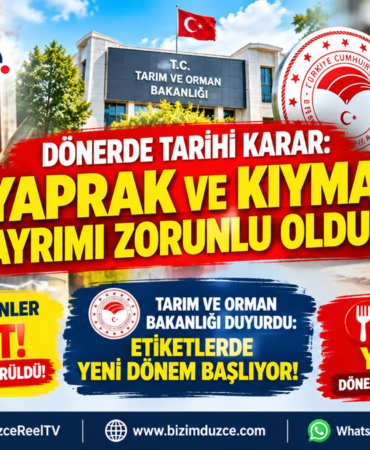 Dönerde Tarihi Karar: Yaprak ve Kıyma Ayrımı Zorunlu Oldu! Dönerde Tarihi Karar: Yaprak ve Kıyma Ayrımı Zorunlu Oldu!