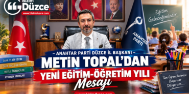 BAŞKAN METİN TOPAL’DAN YENİ EĞİTİM-ÖĞRETİM YILI MESAJI