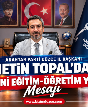 BAŞKAN METİN TOPAL’DAN YENİ EĞİTİM-ÖĞRETİM YILI MESAJI BAŞKAN METİN TOPAL’DAN YENİ EĞİTİM-ÖĞRETİM YILI MESAJI