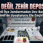 Ev Değil Zehir Deposu: Jandarma Yakaladı