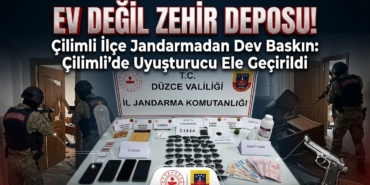 Ev Değil Zehir Deposu: Jandarma Yakaladı