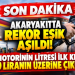 Tabelada Tarihi Şok: Motorin 100 Lirayı Aştı!