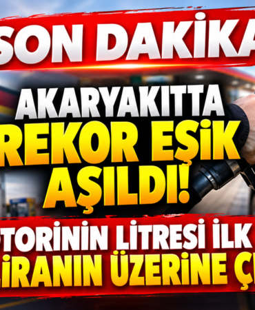 Tabelada Tarihi Şok: Motorin 100 Lirayı Aştı! Tabelada Tarihi Şok: Motorin 100 Lirayı Aştı!