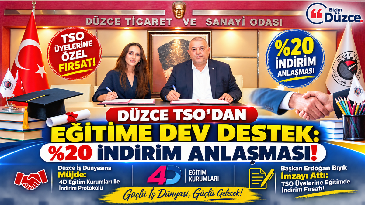Düzce TSO’dan Eğitime Dev Destek: Düzce TSO’dan Eğitime Dev Destek: