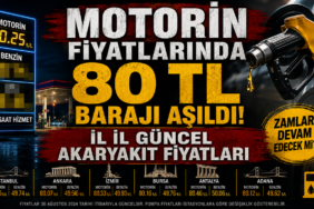 Motorin Fiyatlarında 80 TL Barajı Aşıldı: Motorin Fiyatlarında 80 TL Barajı Aşıldı: