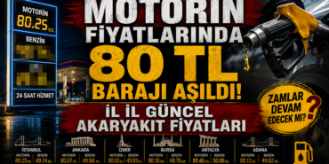 Motorin Fiyatlarında 80 TL Barajı Aşıldı: Motorin Fiyatlarında 80 TL Barajı Aşıldı: