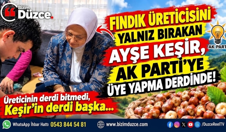 Fındık Üreticisi Dertli: Kota Serbest Piyasaya İtti, Vekilin Üye Mesaisi Tepki Çekti Fındık Üreticisi Dertli: Kota Serbest Piyasaya İtti, Vekilin Üye Mesaisi Tepki Çekti