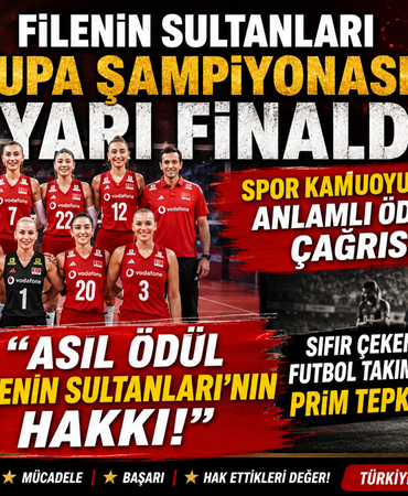 Avrupa'da Filenin Sultanları Rüzgarı: Yarı Final Vizesi Alındı! Avrupa'da Filenin Sultanları Rüzgarı: Yarı Final Vizesi Alındı!