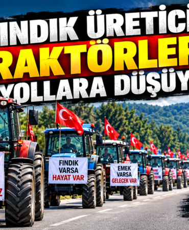 Fındık Üreticisi Traktörlerle Yollara Düşüyor Fındık Üreticisi Traktörlerle Yollara Düşüyor