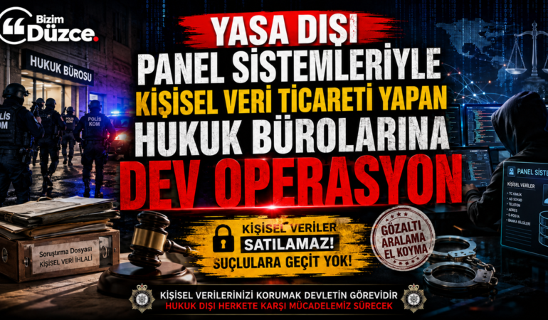 Kişisel Veri Ticareti Yapan Hukuk Bürolarına Dev Operasyon Kişisel Veri Ticareti Yapan Hukuk Bürolarına Dev Operasyon