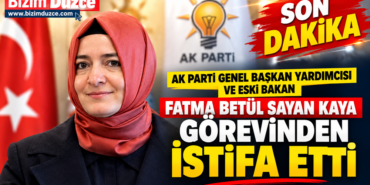 Eski Bakan Fatma Betül Sayan Kaya Görevinden İstifa Etti