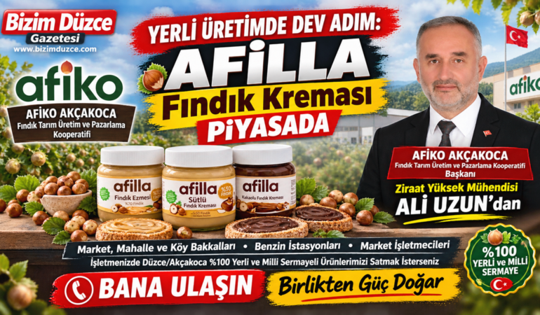 Yerli Üretimde Dev Adım: AFİLLA Fındık Kreması Piyasada Yerli Üretimde Dev Adım: AFİLLA Fındık Kreması Piyasada