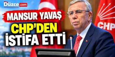 Mansur Yavaş Chp'den İstifa Etti !