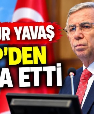 Mansur Yavaş Chp'den İstifa Etti !