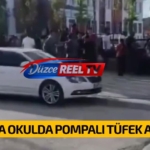 VAN'DA OKULDA POMPALI TÜFEK ALARMI: