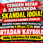Sakarya Serdivan Yeniden Refah İlçe Teşkilatı’nda 4 Milyon TL’lik Borç İddiası