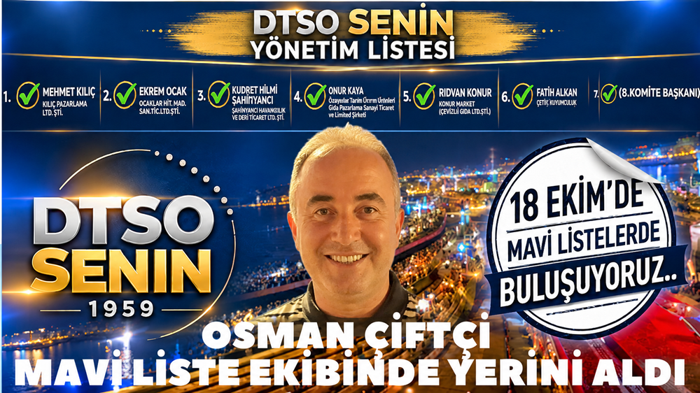 Osman Çiftçi Mavi Liste Ekibinde Yerini Aldı