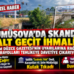 BİZİM DÜZCE GAZETESİ'NİN UYARILARINA RAĞMEN KARAYOLLARI TEHLİKEYE DAVETİYE ÇIKARIYOR