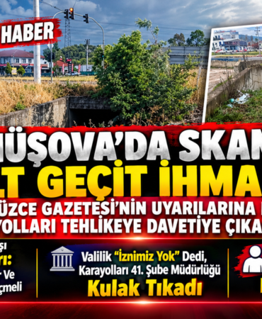 BİZİM DÜZCE GAZETESİ'NİN UYARILARINA RAĞMEN KARAYOLLARI TEHLİKEYE DAVETİYE ÇIKARIYOR
