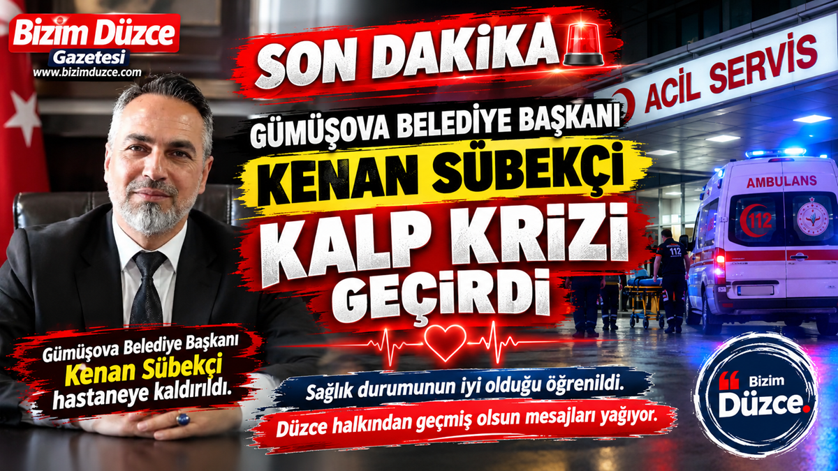 Başkan Kenan Sübekçi Kalp Krizi Geçirdi! Başkan Kenan Sübekçi Kalp Krizi Geçirdi!