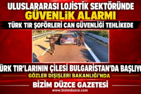 İTALYA’DA DÜZCELİ TIR SÜRÜCÜSÜNE SİLAHLI GAS: