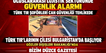 İTALYA’DA DÜZCELİ TIR SÜRÜCÜSÜNE SİLAHLI GAS:
