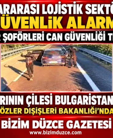 İTALYA’DA DÜZCELİ TIR SÜRÜCÜSÜNE SİLAHLI GAS:
