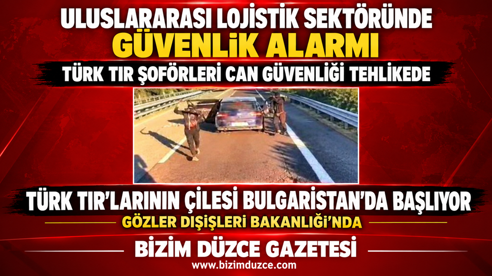 İTALYA’DA DÜZCELİ TIR SÜRÜCÜSÜNE SİLAHLI GAS: