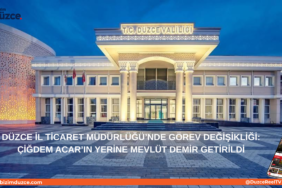 Düzce İl Ticaret Müdürlüğü'nde Yeni Dönem: Mevlüt Demir Göreve Getirildi!