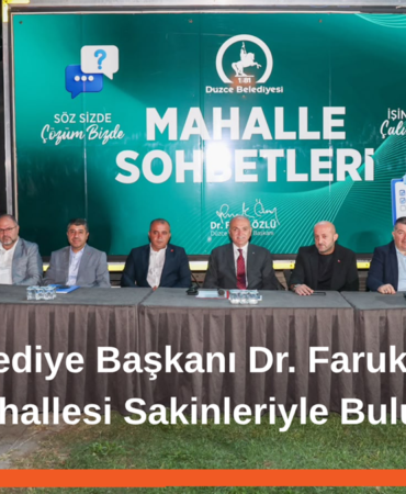 Düzce Belediye Başkanı Dr. Faruk Özlü Sallar Mahallesi Sakinleriyle Buluştu