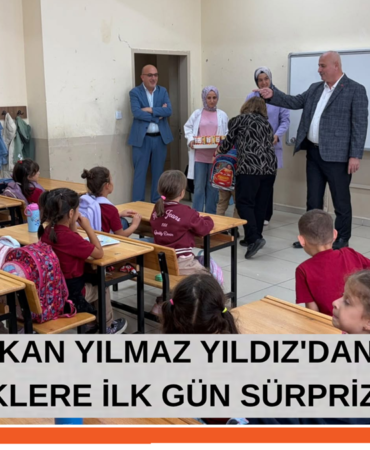 BAŞKAN YILMAZ YILDIZ'DAN MİNİKLERE İLK GÜN SÜRPRİZİ: BAŞKAN YILMAZ YILDIZ'DAN MİNİKLERE İLK GÜN SÜRPRİZİ: