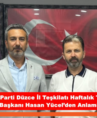 Anahtar Parti Düzce İl Yönetimi Haftalık Toplantısını Gerçekleştirdi Anahtar Parti Düzce İl Yönetimi Haftalık Toplantısını Gerçekleştirdi