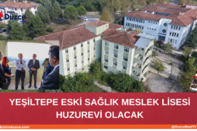 YEŞİLTEPE ESKİ SAĞLIK MESLEK LİSESİ HUZUREVİ OLACAK