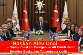 Başkan Alev Ünal Kadın Başkanlar Toplantısına Katıldı