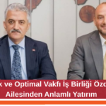 Burhan Özdemir'den Engelli Bireylere Dev Destek