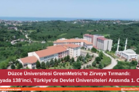 Düzce Üniversitesi GreenMetric’te Zirveye Tırmandı: