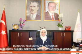 DÜZCE İL MÜDÜRÜ GÜLŞEN ÖZER’DEN BİRLİK VE KARDEŞLİK MESAJI DÜZCE İL MÜDÜRÜ GÜLŞEN ÖZER’DEN BİRLİK VE KARDEŞLİK MESAJI