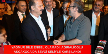 Yağışlı Havaya Rağmen Coşkulu Karşılama