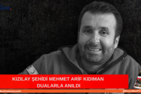KIZILAY ŞEHİDİ MEHMET ARİF KIDIMAN DUALARLA ANILDI