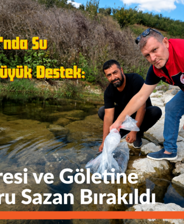 Adapazarı'nda Su Ekosistemine Büyük Destek: Adapazarı'nda Su Ekosistemine Büyük Destek: