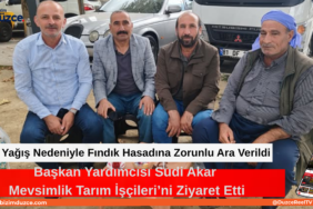 BELEDİYE BAŞKAN YARDIMCISI SUDİ AKAR TARIM İŞÇİLERİYLE BULUŞTU BELEDİYE BAŞKAN YARDIMCISI SUDİ AKAR TARIM İŞÇİLERİYLE BULUŞTU
