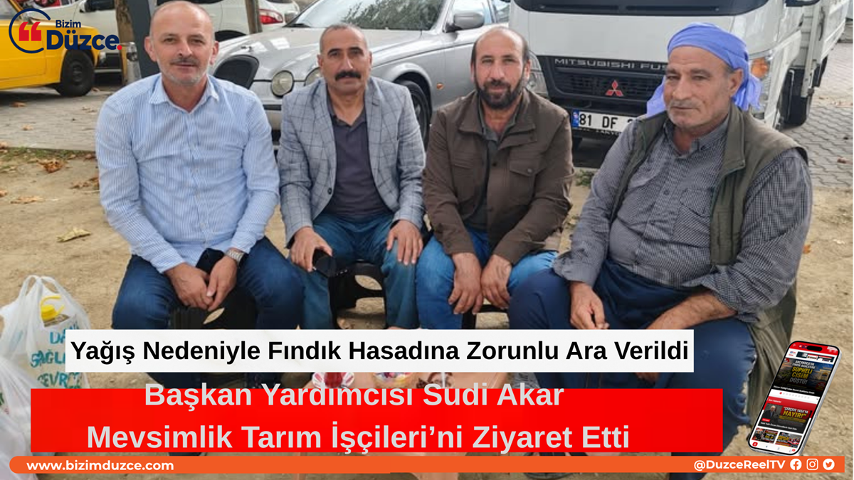 BELEDİYE BAŞKAN YARDIMCISI SUDİ AKAR TARIM İŞÇİLERİYLE BULUŞTU BELEDİYE BAŞKAN YARDIMCISI SUDİ AKAR TARIM İŞÇİLERİYLE BULUŞTU